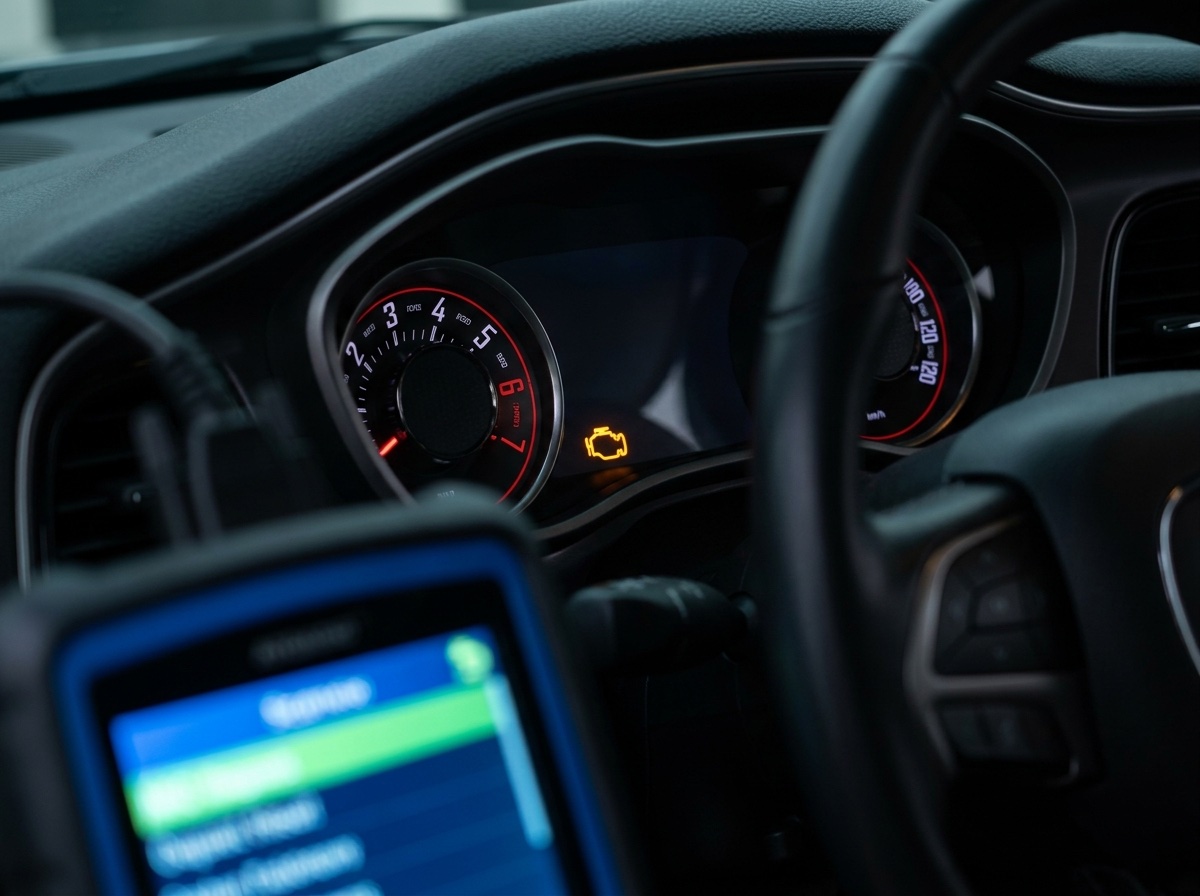 Factory scan tool / dashboard warning lights